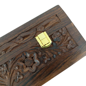 Luxury wooden keepsake gift box handmade by skilled artisans