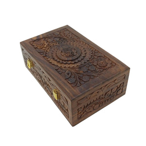 Decorative keepsake box for jewelry photos and family memories