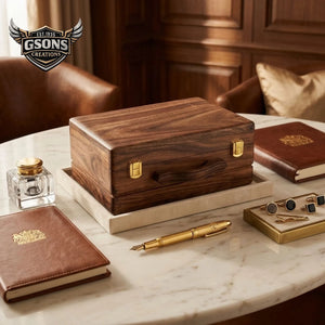 Handmade from premium rosewood keepsake box