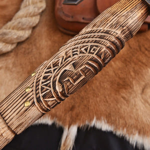 Viking camping axe crafted by skilled artisans