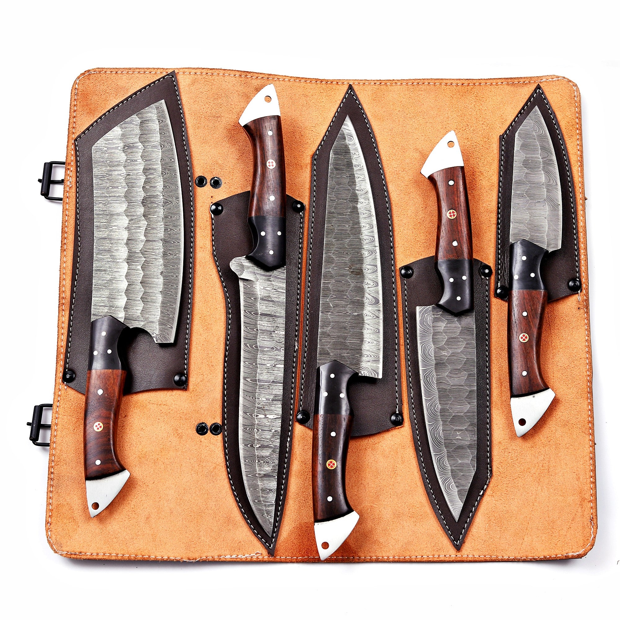 BladeX™ Premium Damascus Steel Knife Set