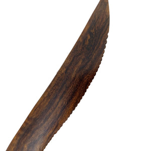 Rustic handmade kitchen utensils made from solid rosewood