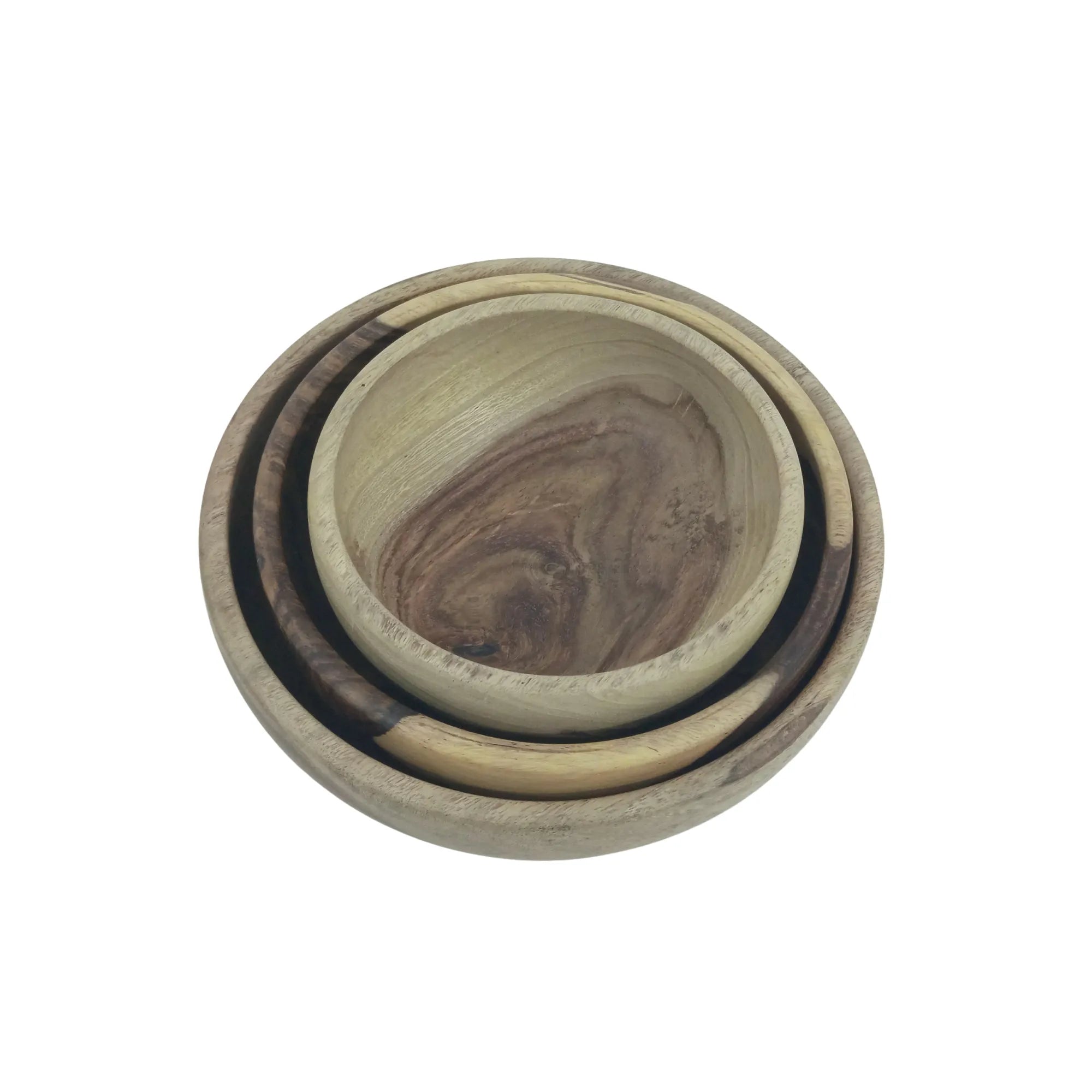 Stack of wooden bowls Handmade from Premium Rosewood