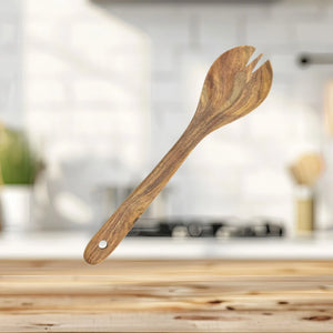 Wooden spoon and spatula set