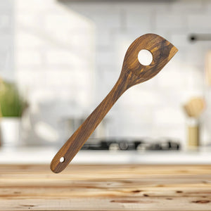 Handmade rosewood cooking utensils for nonstick cookware