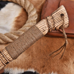 Traditional Viking axe with ash wood handle