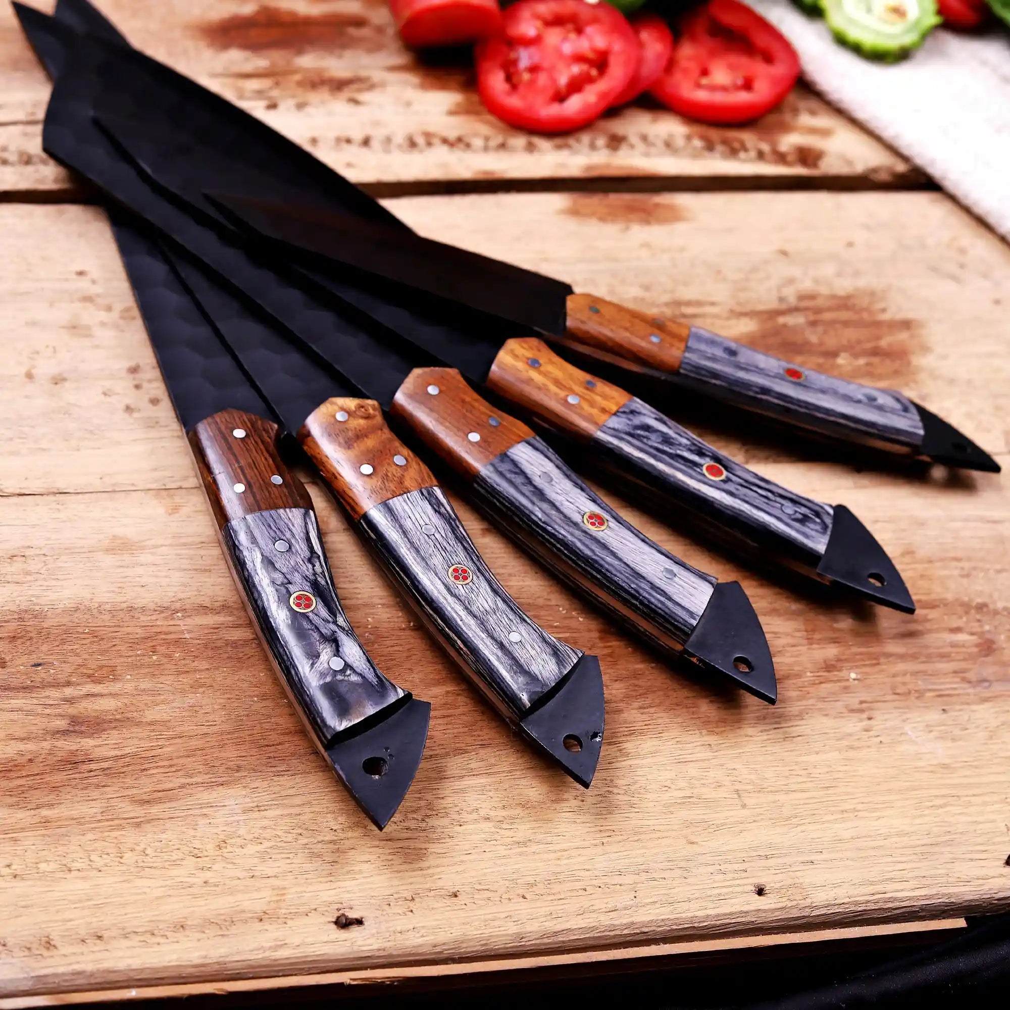 Kitchen knife set gift for chefs and cooking enthusiasts