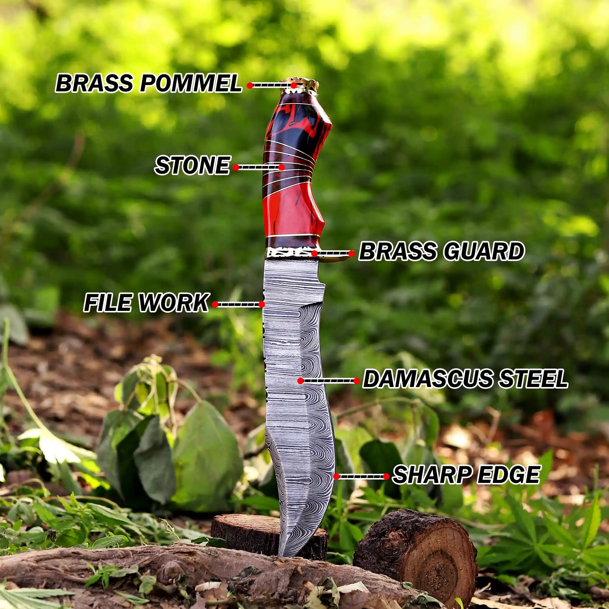 Premium fixed blade outdoor knife shipped from Canada