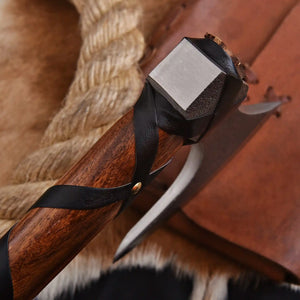 Rustic bearded axe inspired by Norse craftsmanship