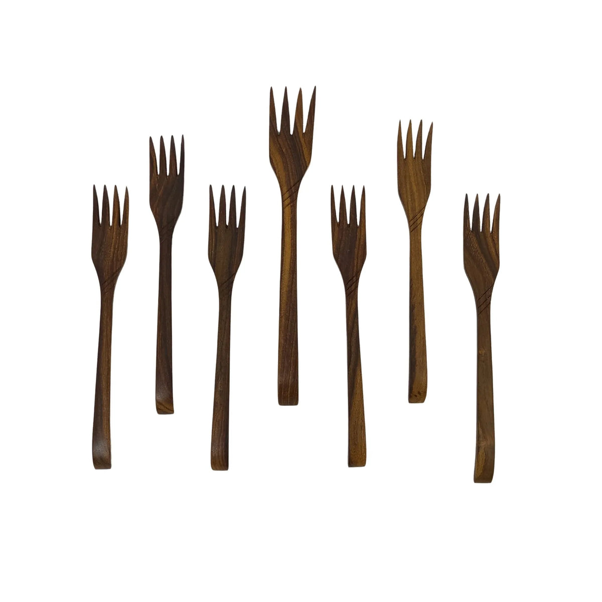 Set of wooden forks Handmade from Premium Rosewood